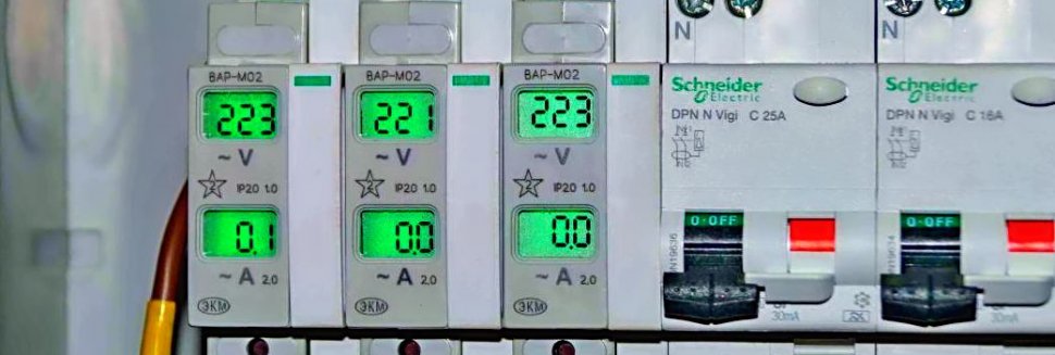 Амперметр Трехфазного Дин