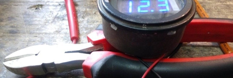 Цифровой Вольтметр Амперметр в Автомобиль